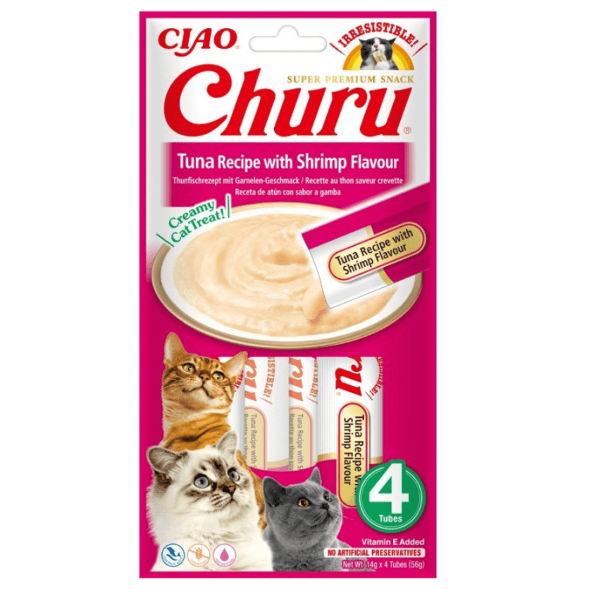 Churu Atún con Gambas 4x14 gr