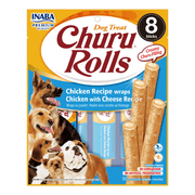 Churu DOG Rolls Pollo y Queso (8x12gr)