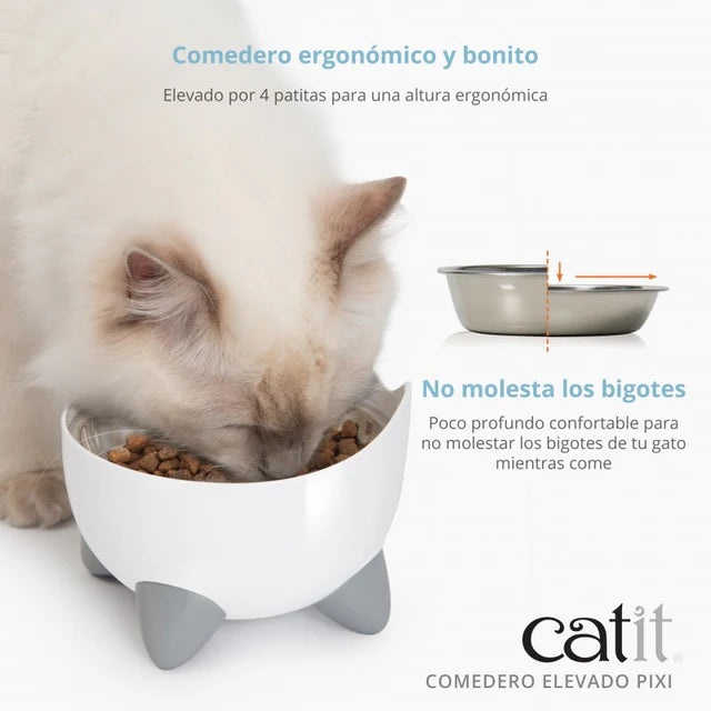 Catit Comedero Elevado para gatos Catit PIXI