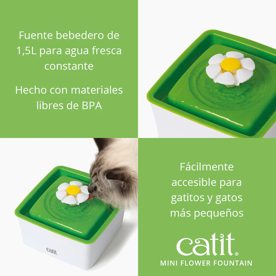 Catit Fuente para gatos Catit Mini Flower Fountain