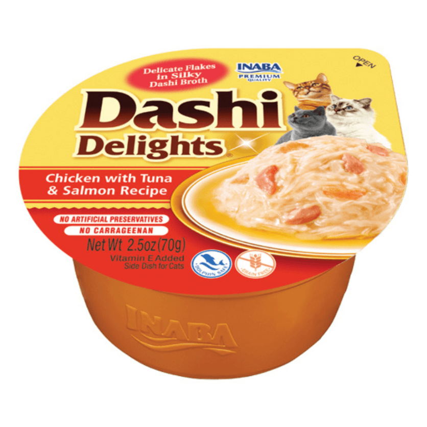 Dashi Delights Pollo, Atún y Salmón 70 gr