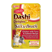 Dashi Delights SILKY BROTH Pollo, Atún y Salmón 40 gr