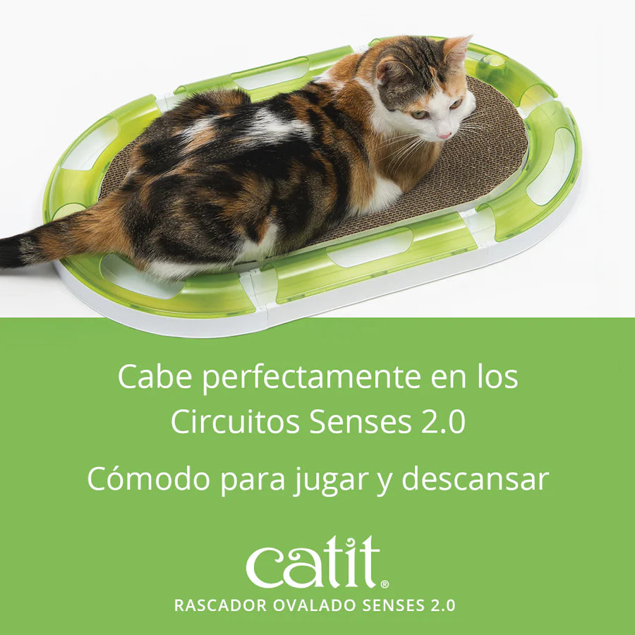 Catit Rascador Ovalado de cartón Catit Senses