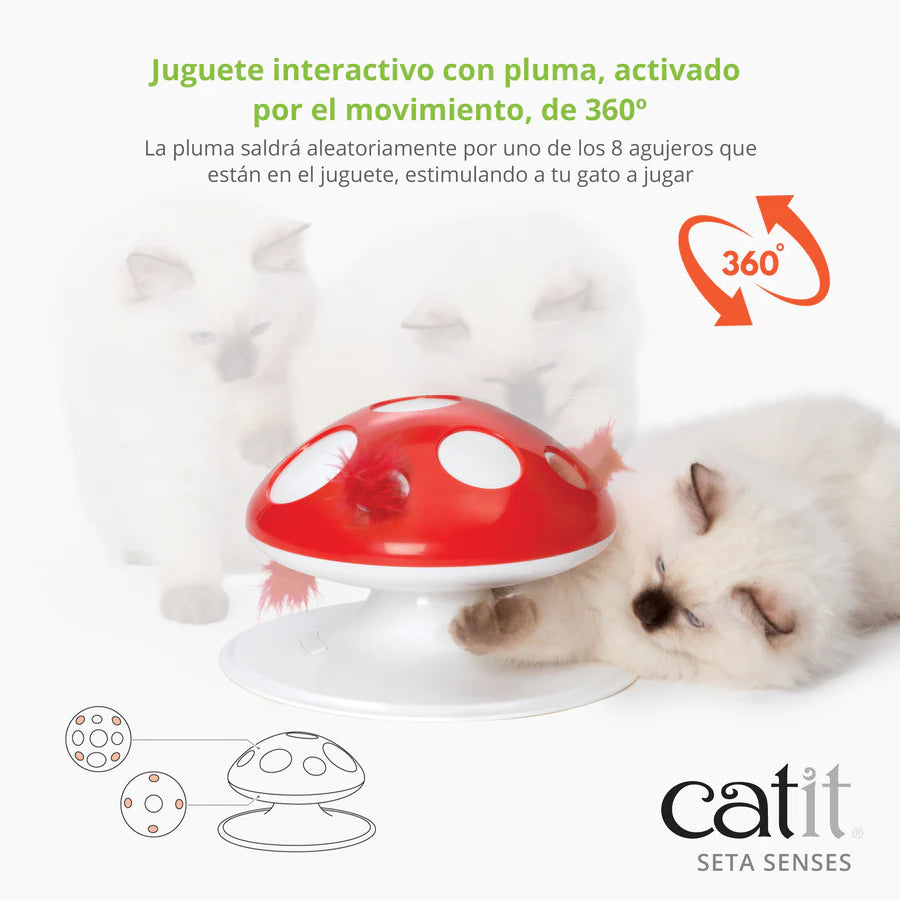 Juguete interactivo para gatos Seta Catit Senses