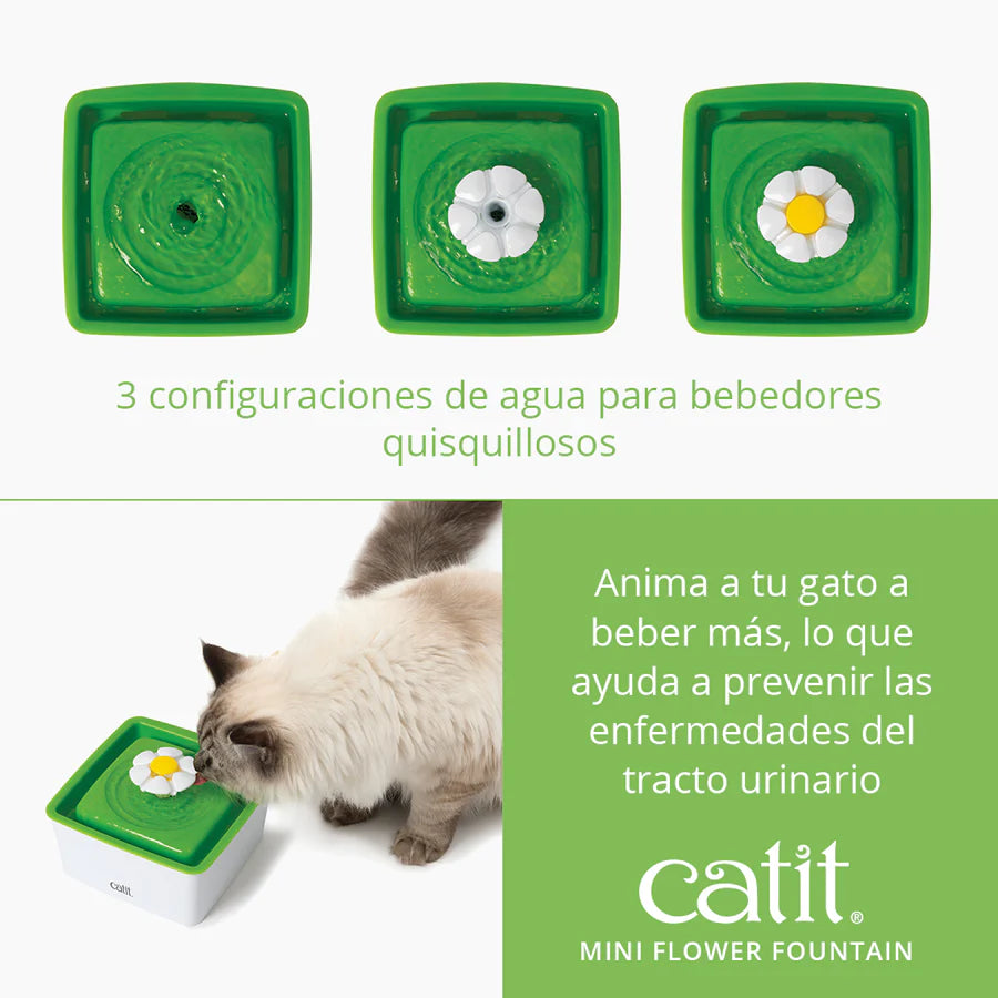 Catit Fuente para gatos Catit Mini Flower Fountain