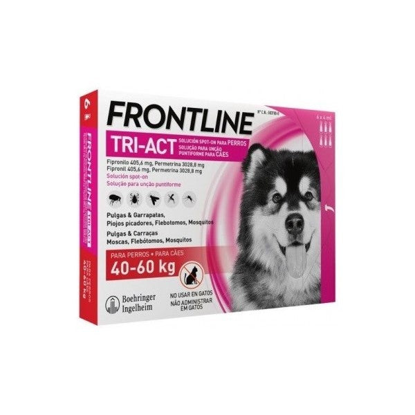 FRONTLINE TRI-ACT XL 40-60 kg (6 pipetas)