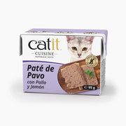 Catit Paté para gatos Catit Cuisine Sabor: Pavo con Pollo y Jamón