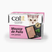Catit Mousse para gatos Catit Cuisine Sabor: Pollo con Jamón