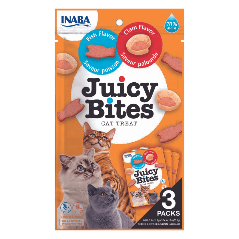 Juicy Bites Pescado y almejas (6x3x10gr)