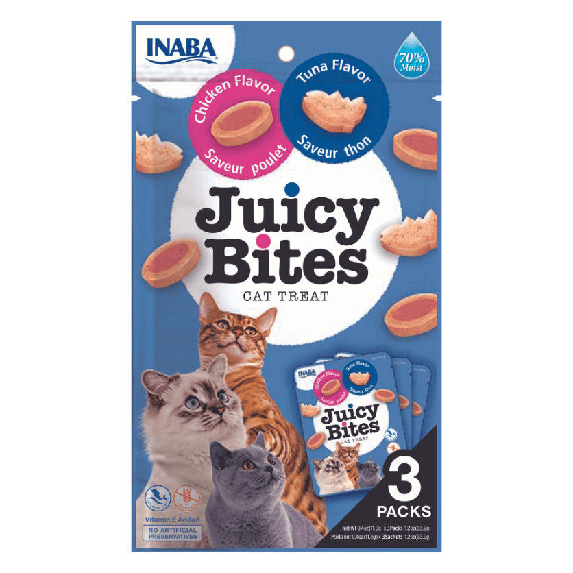 Juicy Bites Pollo y Atún (6x3x10gr)