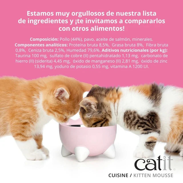 Catit Mousse de Pollo para Gatito Junior Catit Cuisine Kitten