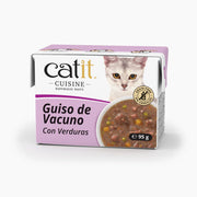 Catit Guiso para gatos Catit Cuisine Sabor: Vacuno con Verdura
