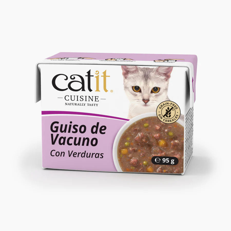 Catit Guiso para gatos Catit Cuisine Sabor: Vacuno con Verdura