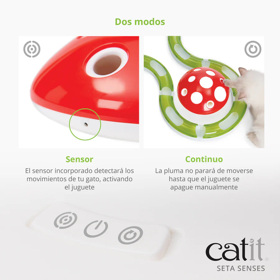 Juguete interactivo para gatos Seta Catit Senses