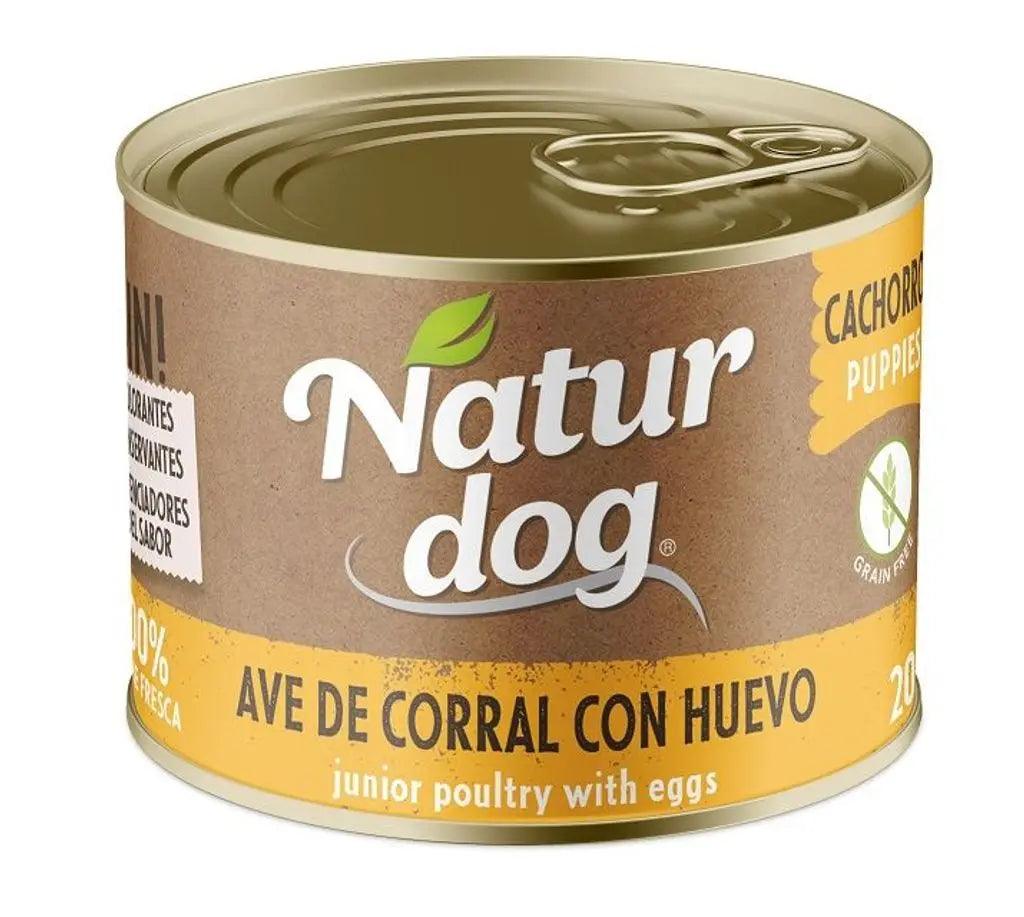 NaturDog Junior Ave de Corral con Huevo 200 g