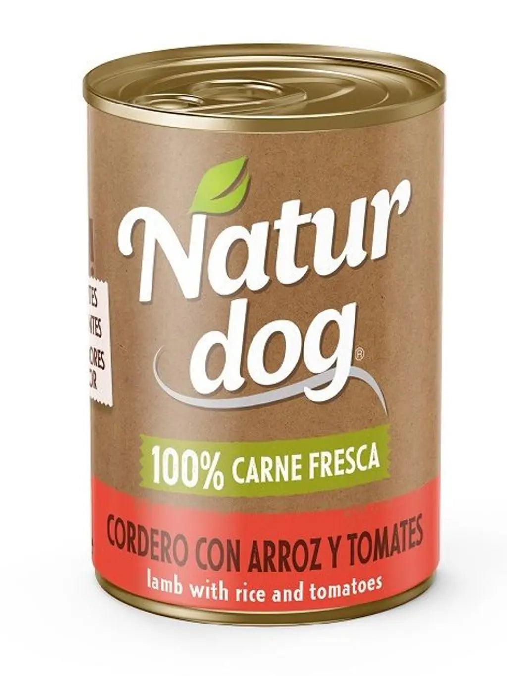 Naturdog Cordero con arroz y tomates