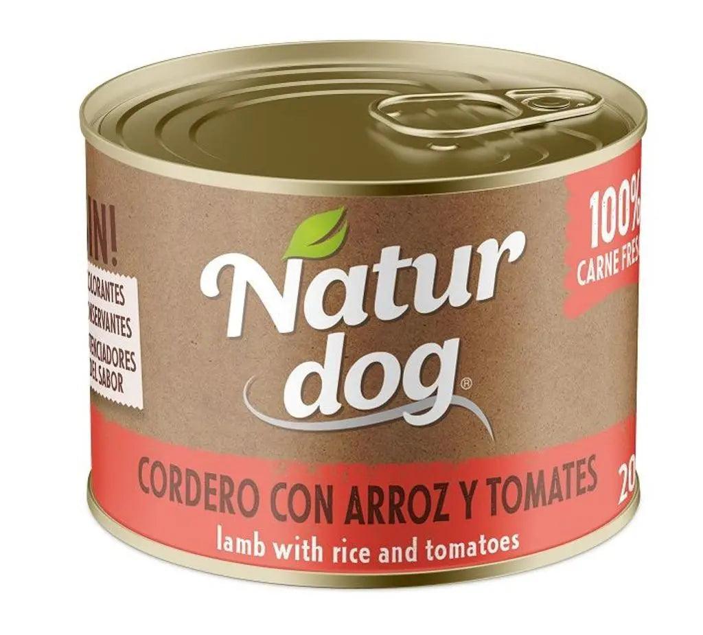 Naturdog Cordero con arroz y tomates