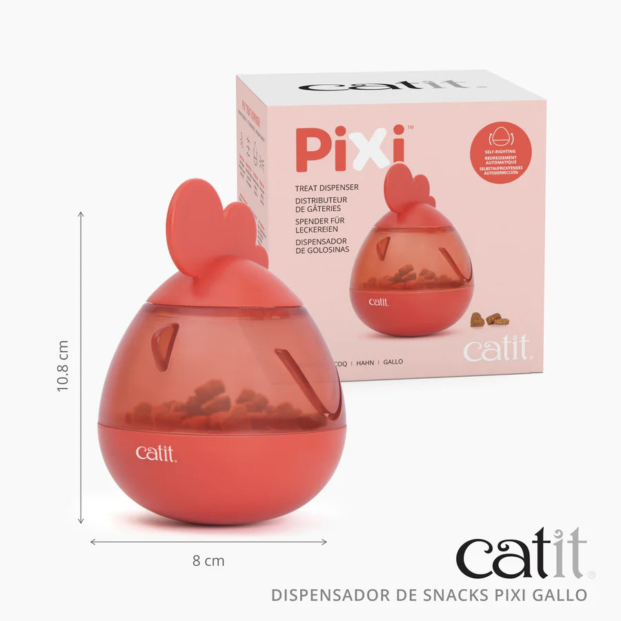 Catit Dispensador de snacks para gatos Catit PIXI Modelo: Gallo