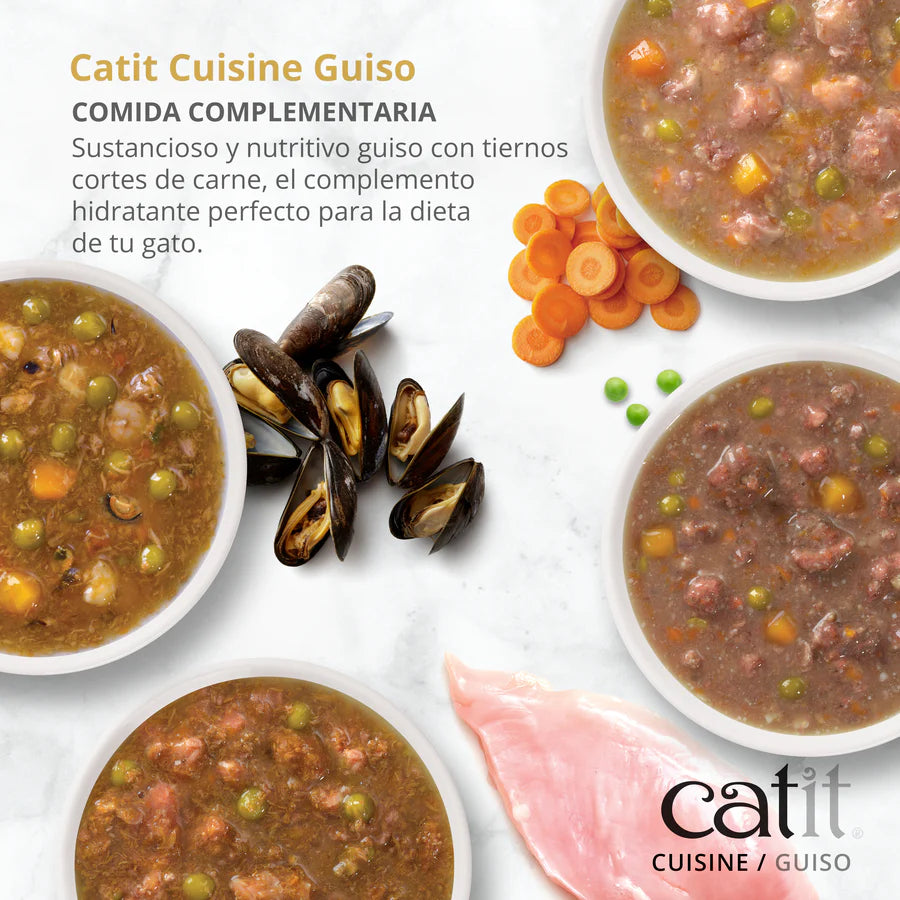 Catit Guiso para gatos Catit Cuisine Sabor: Vacuno con Verdura