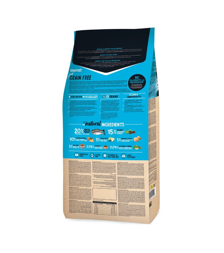 Ownat Just Canine Adult grain Free Trucha