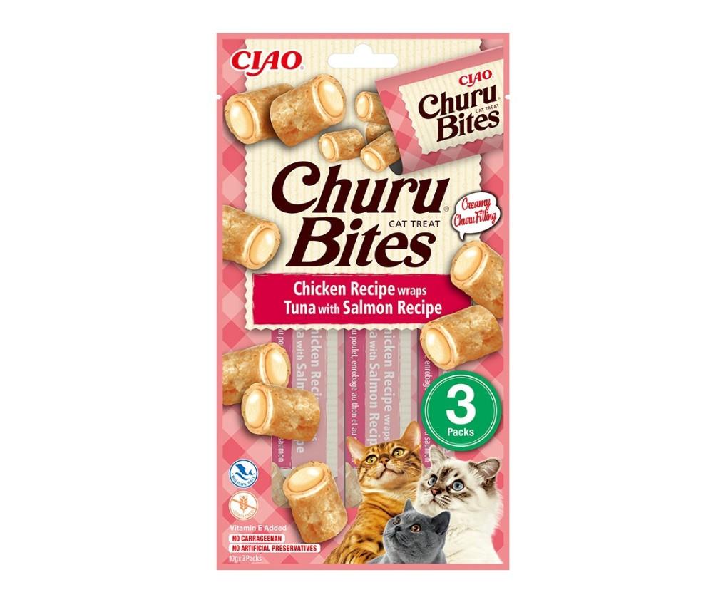 Churu Bites de Atún y Salmón 3x10 gr