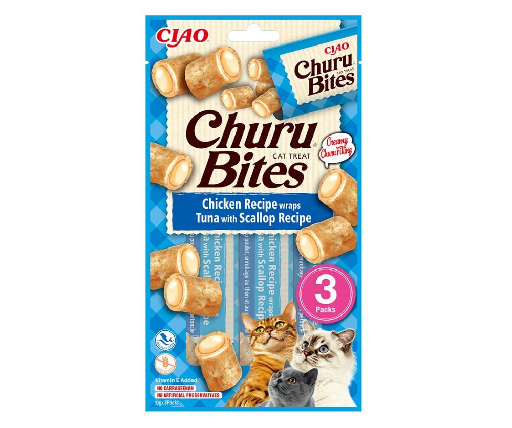 Churu Bites Atún y Vieira 3x10 gr