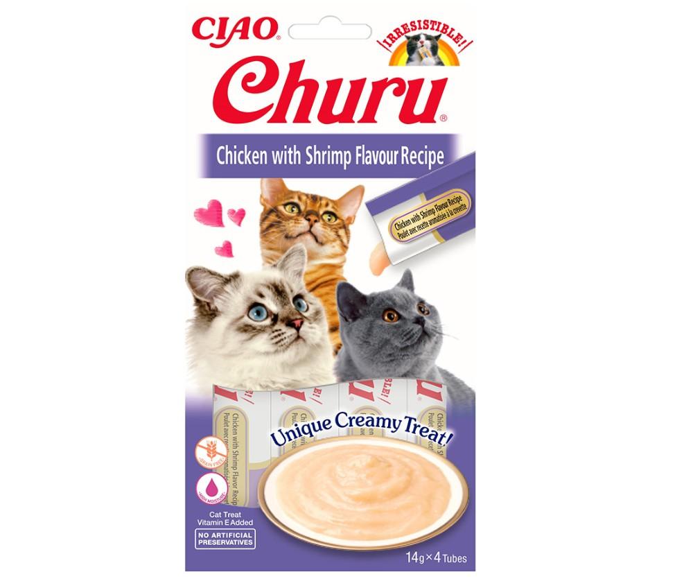 Churu Pollo con Gamba 4x14gr