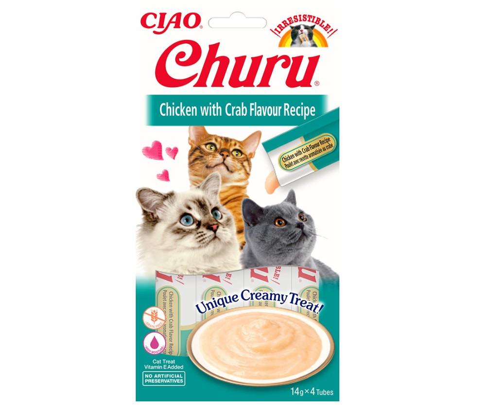 Churu Pollo con Cangrejo 4x14gr