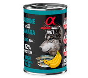Alpha Spirit Perros Sardina Con Platano lata 6X400GR