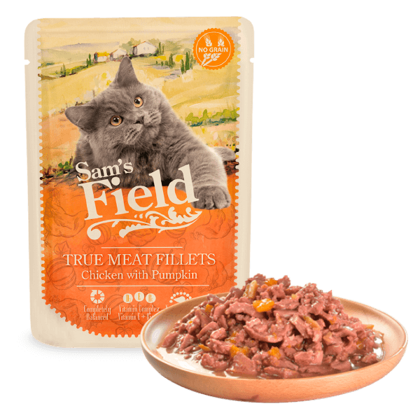 Sam's Field Pollo con calabaza 85 gr