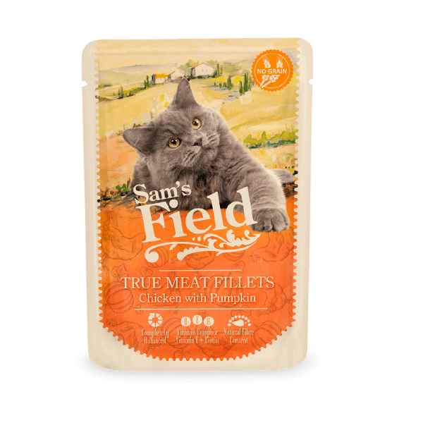 Sam's Field Pollo con calabaza 85 gr