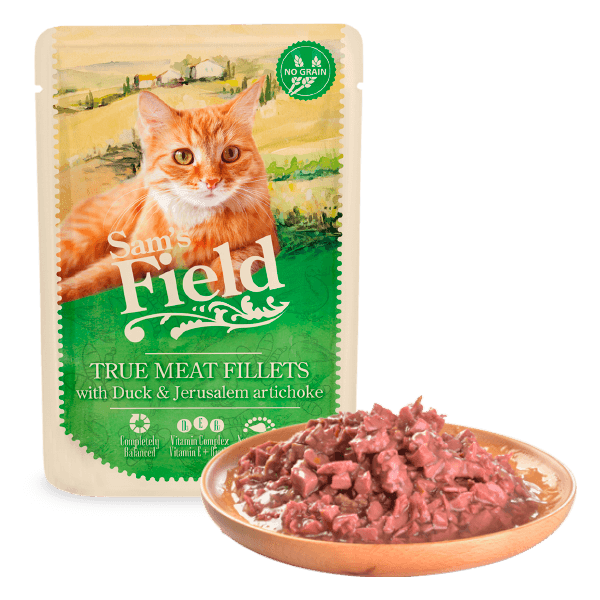 Sam's Field  Pato con alcachofas 85 gr