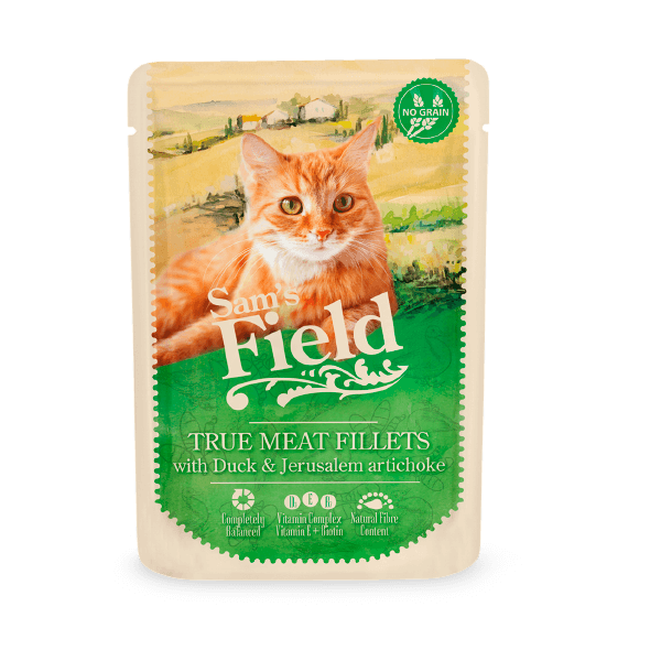 Sam's Field  Pato con alcachofas 85 gr