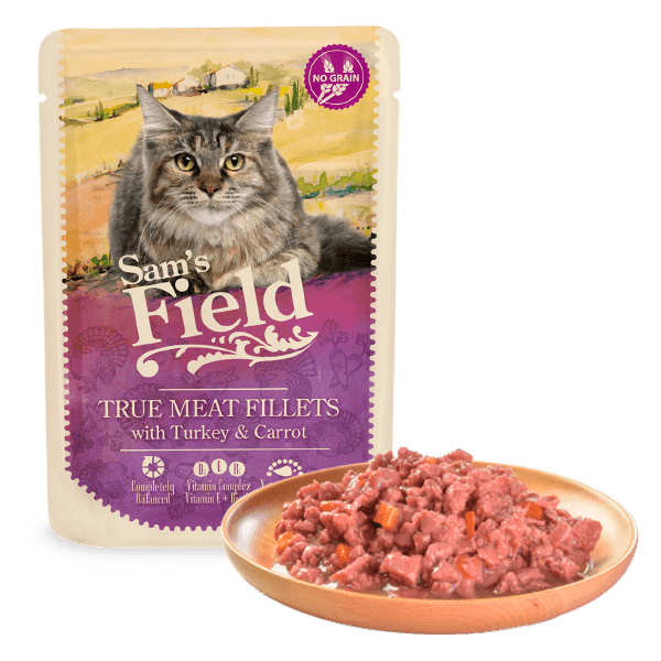 Sam's Field Pavo con zanahoria 85 gr