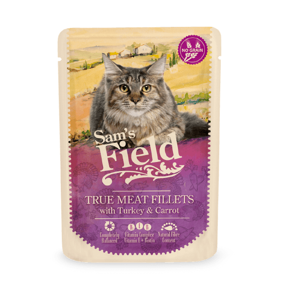 Sam's Field Pavo con zanahoria 85 gr