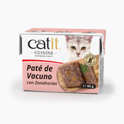 Catit Paté para gatos Catit Cuisine Sabor: Vacuno con Zanahoria