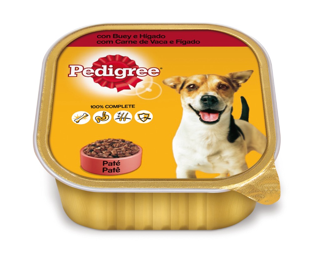 Pedigree Tarrina Adult Buey e Hígado (20 x 300 g)