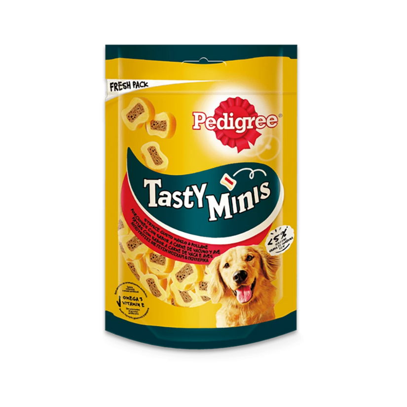 Pedigree Tasty Minis Buey y Aves (6 x 155 g)