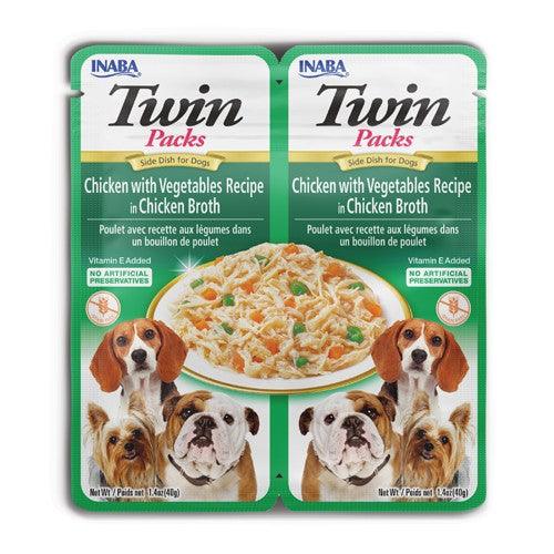 Churu DOG Twin Pollo Guiso Verdura Caldo (12x2x40gr)