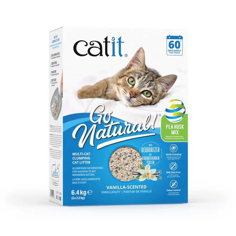 Catit Arena Aglomerante Mix para Muchos Gatos Catit Go Natural