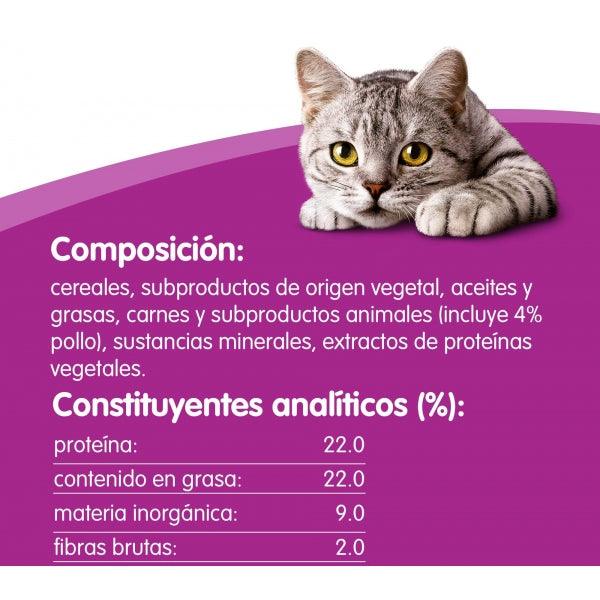 Snack Whiskas Anti Bolas de pelo (8 x 60 gr)