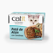 Catit Paté para gatos Catit Cuisine Sabor: Atún con Sardinas