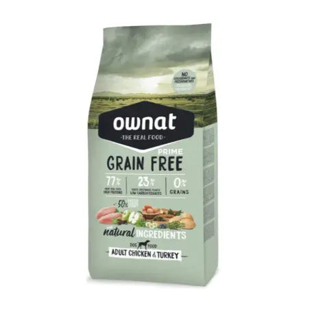 Ownat grain Free Canine Prime Adult Pollo Pavo