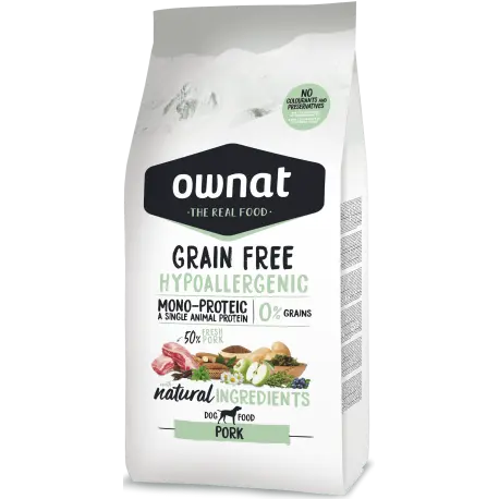 Ownat Canine Adult Hypoallergenic grain Free Cerdo