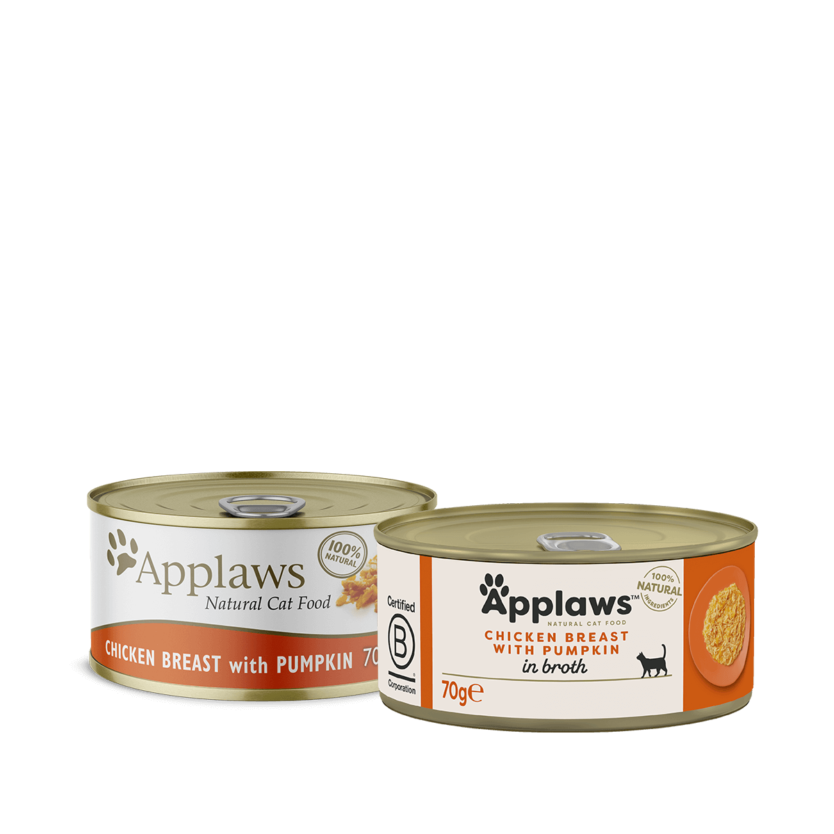 Applaws Cat lata Pollo Con Calabaza - Pack 24 x 70 gr
