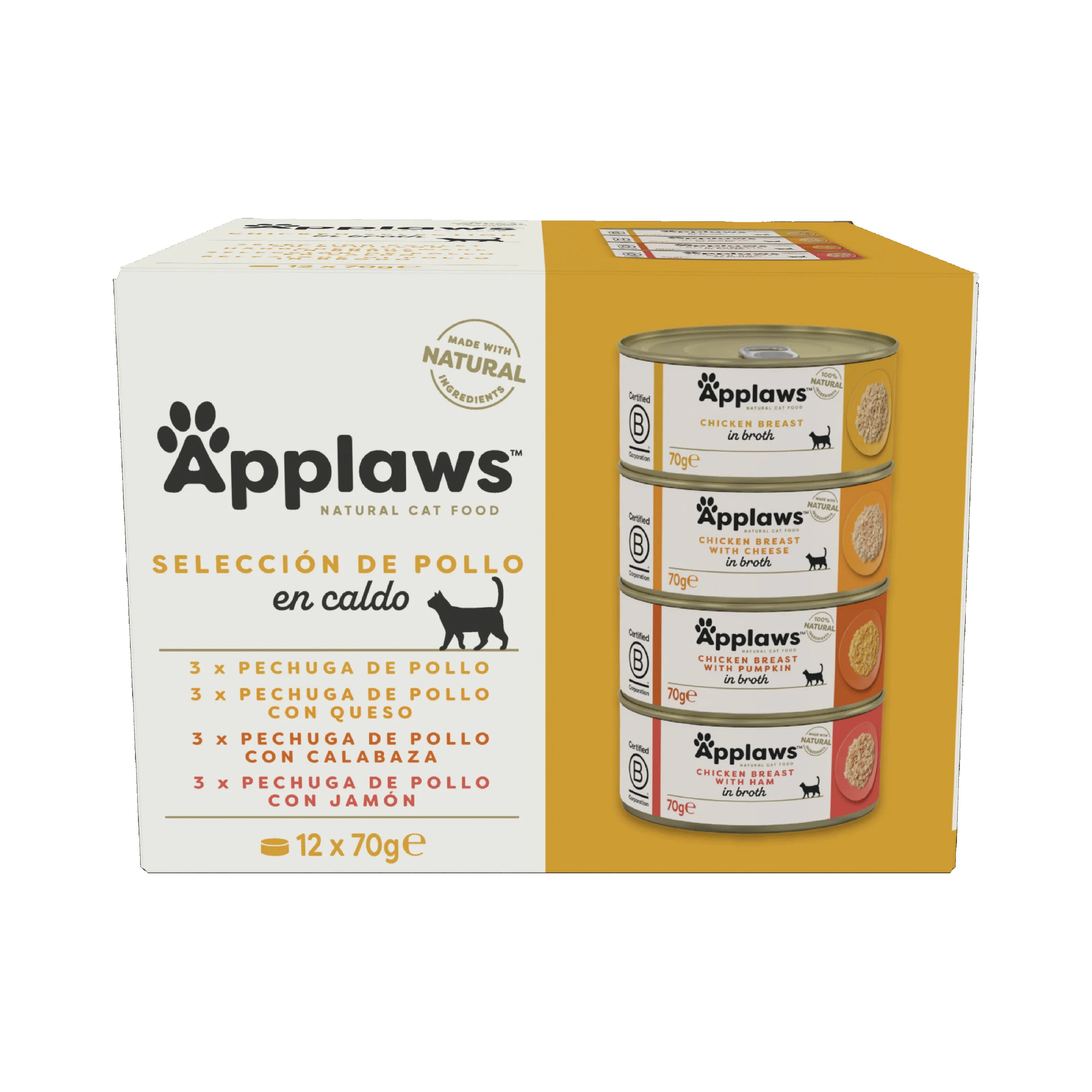 Applaws Cat lata Pollo Multipack