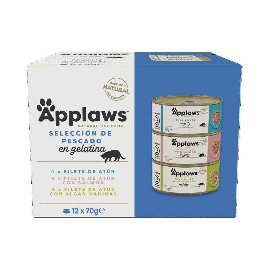 Applaws Cat lata Selec Pescado gelatina Multi