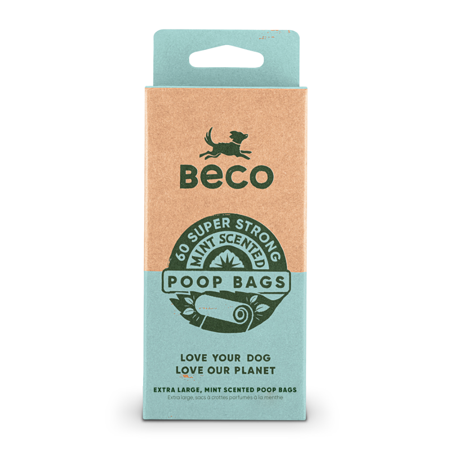 Bolsas reciclables Beco aroma menta (4 x 15 bolsas)
