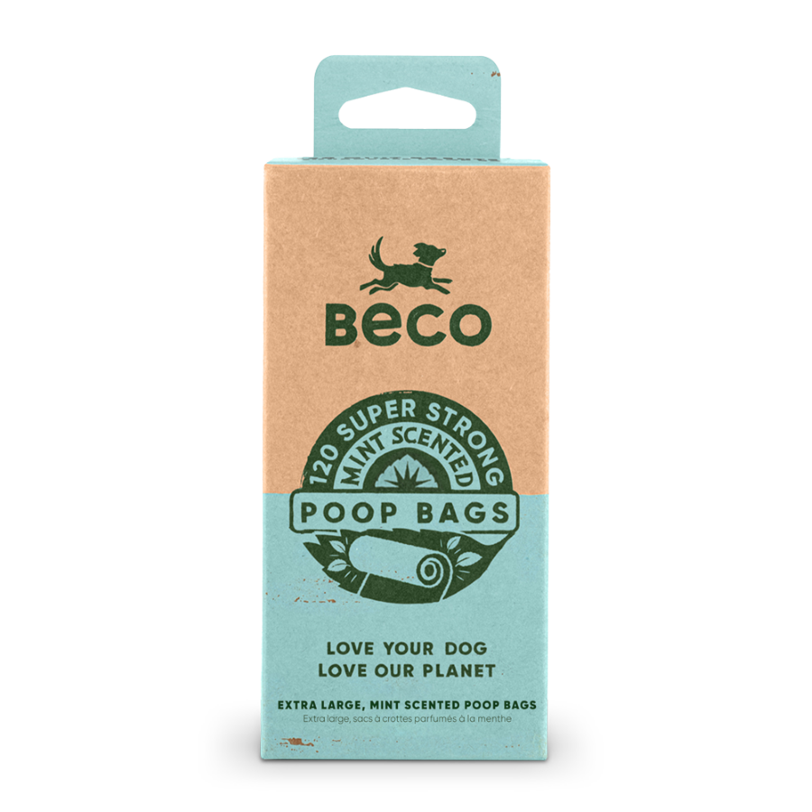 Bolsas reciclables Beco aroma menta (8 x 15 bolsas)