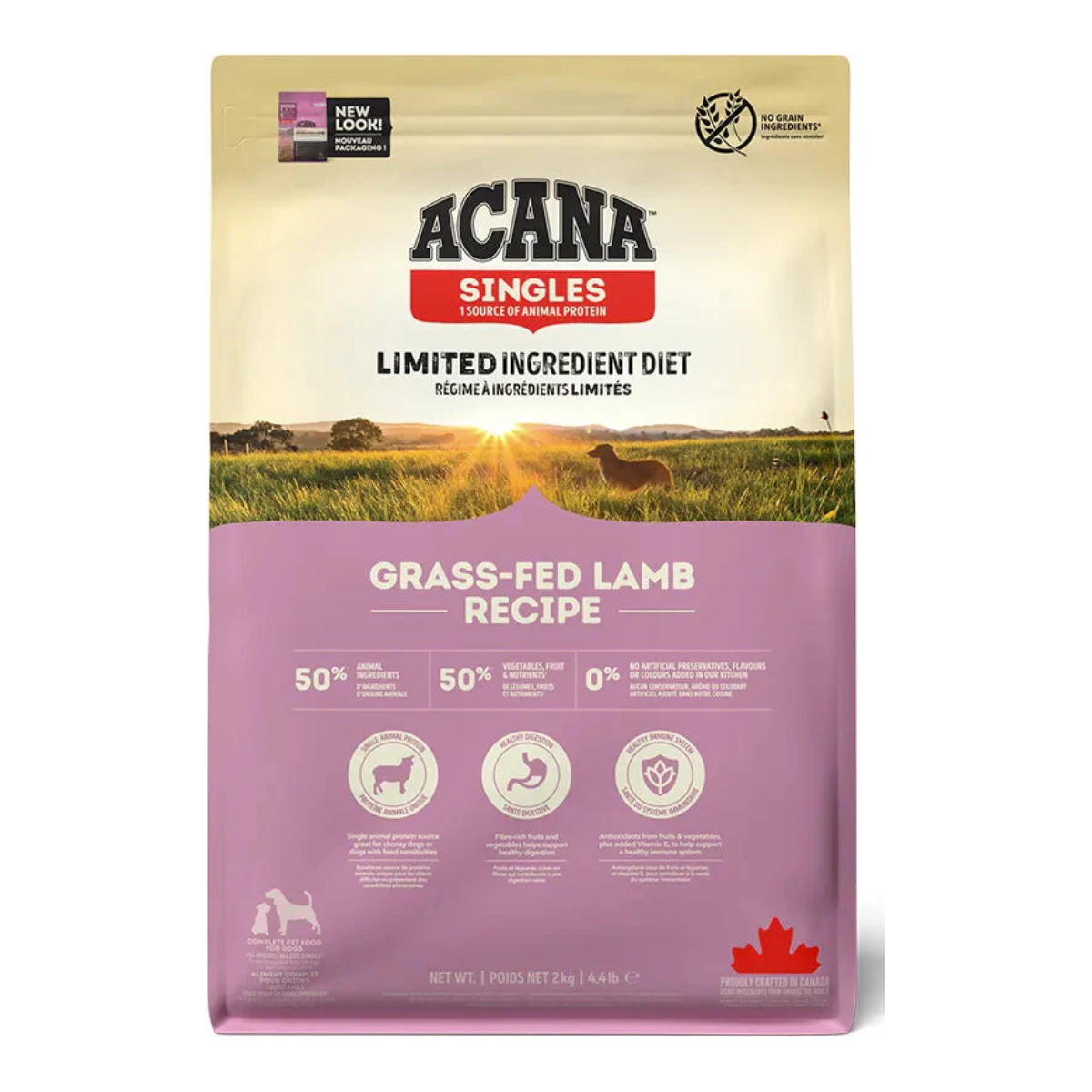 Pienso Acana Perro Adult Singles grass Fed